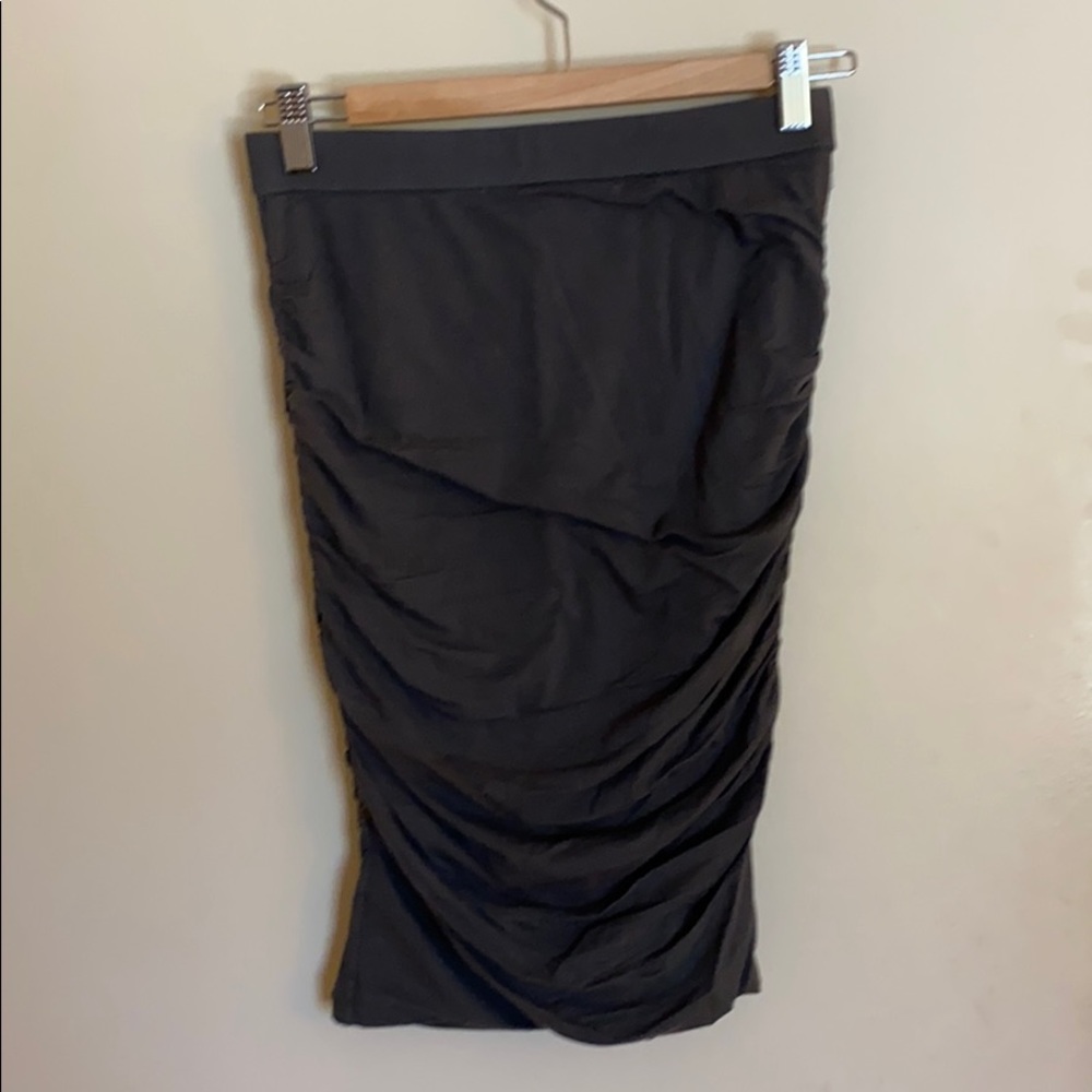 Club Monaco ruched bodycon skirt, sz S